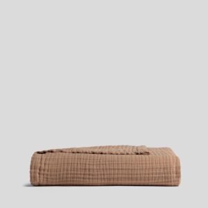 Cloud Linen Gauze Throw (Adobe)